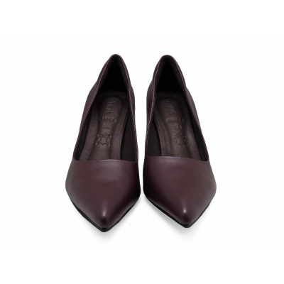 Women Courts High Heel SM-14 Maroon Nappa